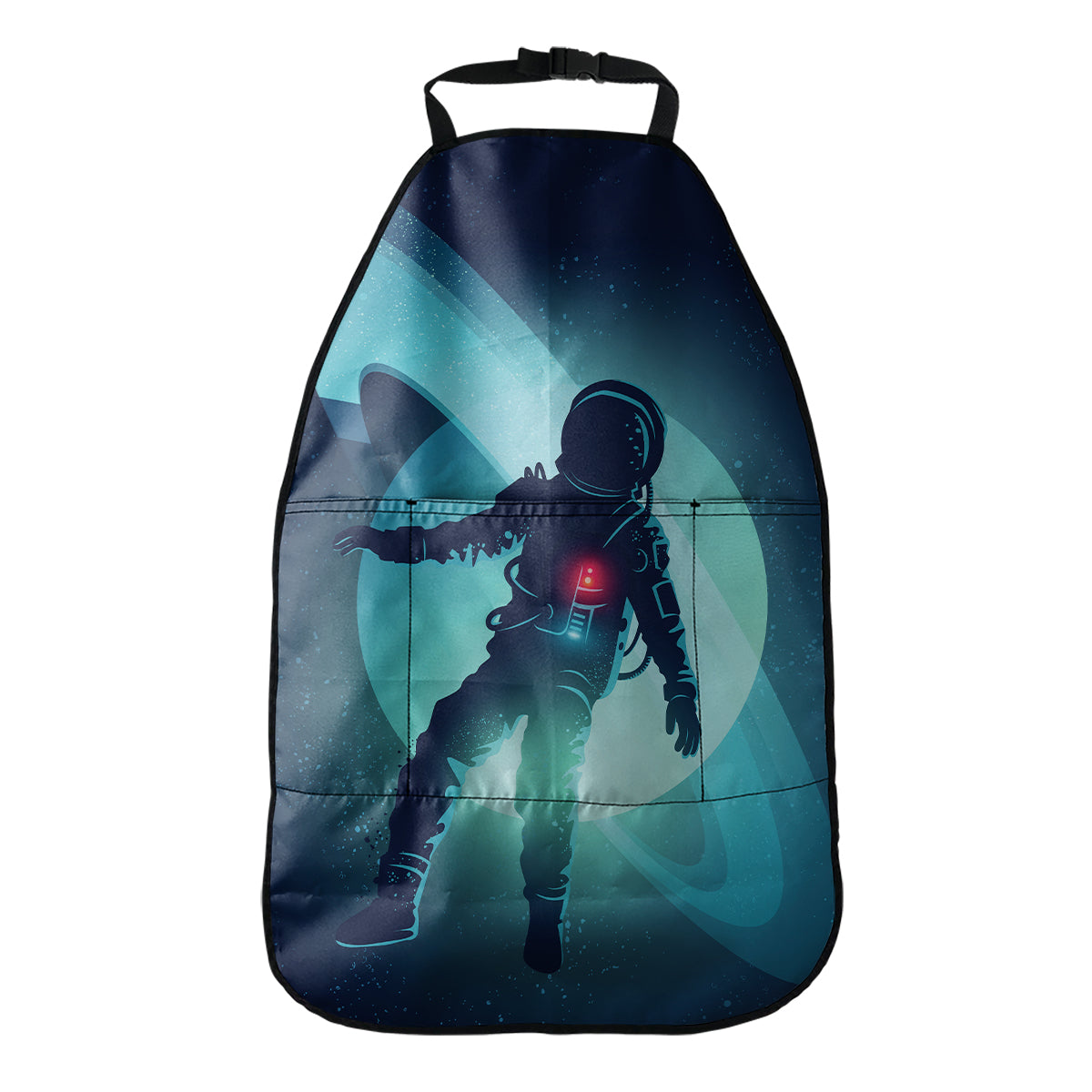 Astronaut Floating Through Space Print Car Seat Organizers