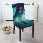 Astronaut Floating Through Space Print Dining Chair Slipcover