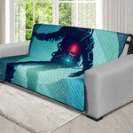 Astronaut Floating Through Space Print Futon Protector