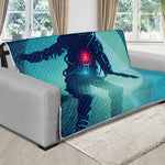 Astronaut Floating Through Space Print Futon Protector