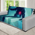 Astronaut Floating Through Space Print Futon Protector