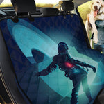 Astronaut Floating Through Space Print Pet Car Back Seat Cover