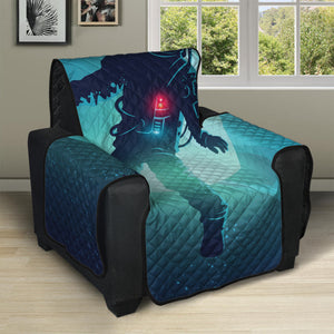 Astronaut Floating Through Space Print Recliner Protector