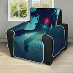 Astronaut Floating Through Space Print Recliner Protector