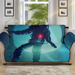 Astronaut Floating Through Space Print Sofa Protector