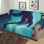 Astronaut Floating Through Space Print Sofa Protector