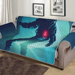 Astronaut Floating Through Space Print Sofa Protector