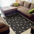 Astronaut In Space Pattern Print Floor Mat