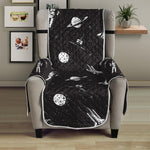 Astronaut In Space Pattern Print Armchair Protector