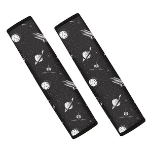 Astronaut In Space Pattern Print Car Seat Belt Covers