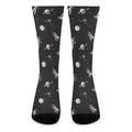 Astronaut In Space Pattern Print Crew Socks