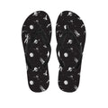 Astronaut In Space Pattern Print Flip Flops