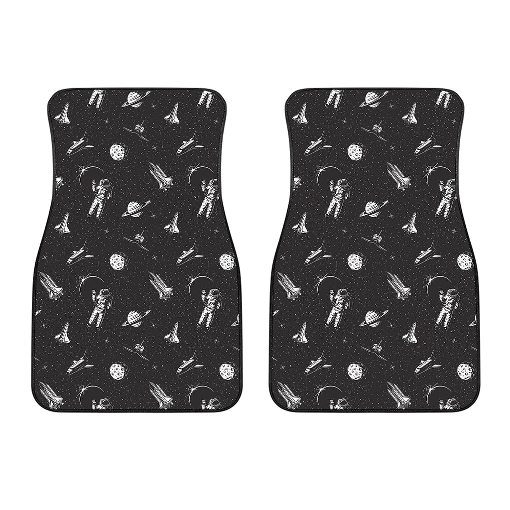 Astronaut In Space Pattern Print Front Car Floor Mats