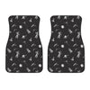 Astronaut In Space Pattern Print Front Car Floor Mats