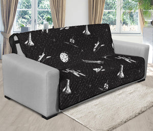 Astronaut In Space Pattern Print Futon Protector