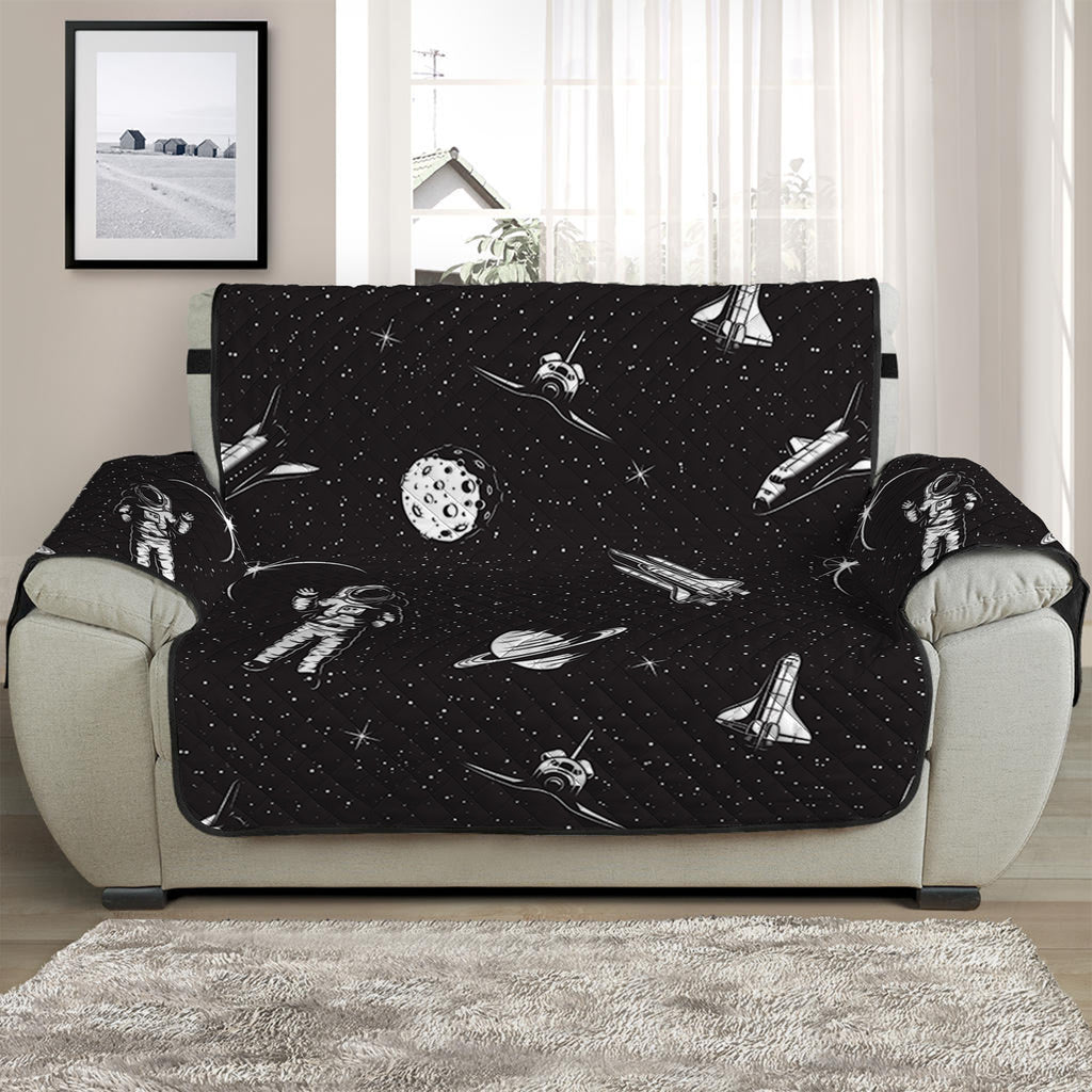 Astronaut In Space Pattern Print Half Sofa Protector