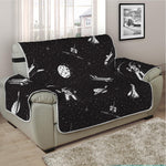 Astronaut In Space Pattern Print Half Sofa Protector