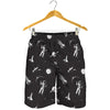 Astronaut In Space Pattern Print Men's Shorts