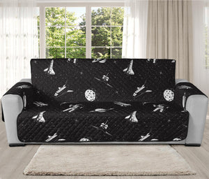 Astronaut In Space Pattern Print Oversized Sofa Protector