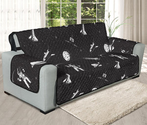 Astronaut In Space Pattern Print Oversized Sofa Protector