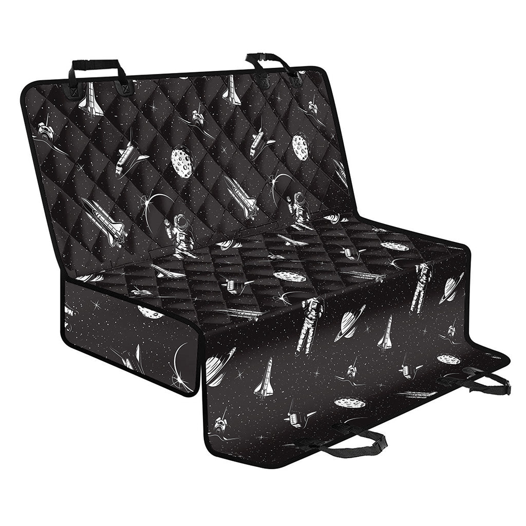 Astronaut In Space Pattern Print Pet Car Back Seat Cover