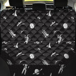 Astronaut In Space Pattern Print Pet Car Back Seat Cover