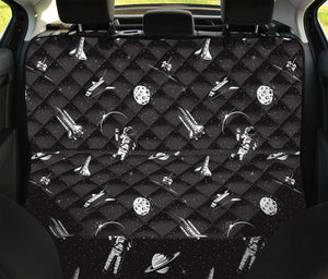 Astronaut In Space Pattern Print Pet Car Back Seat Cover