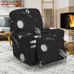 Astronaut In Space Pattern Print Recliner Slipcover