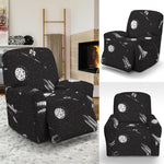 Astronaut In Space Pattern Print Recliner Slipcover