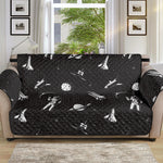 Astronaut In Space Pattern Print Sofa Protector