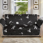 Astronaut In Space Pattern Print Sofa Protector