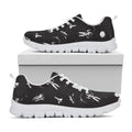 Astronaut In Space Pattern Print White Running Shoes