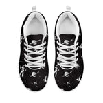 Astronaut In Space Pattern Print White Sneakers