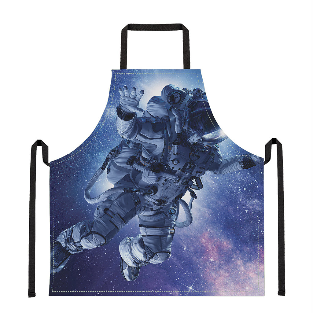 Astronaut On Space Mission Print Apron