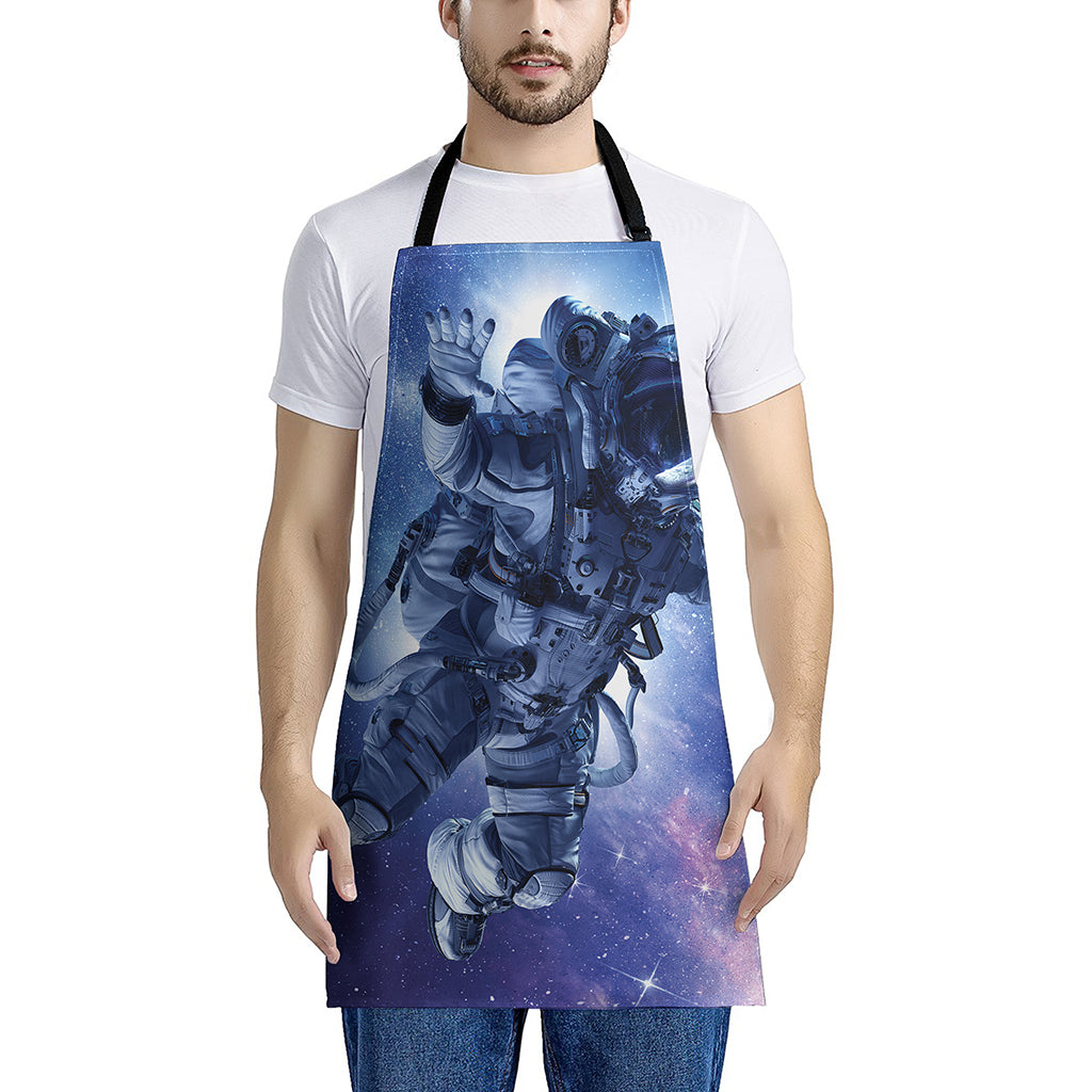 Astronaut On Space Mission Print Apron