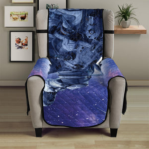 Astronaut On Space Mission Print Armchair Protector