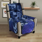 Astronaut On Space Mission Print Armchair Protector