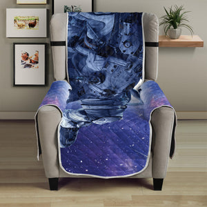 Astronaut On Space Mission Print Armchair Protector