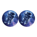 Astronaut On Space Mission Print Car Coasters
