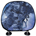 Astronaut On Space Mission Print Car Headrest Covers