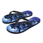 Astronaut On Space Mission Print Flip Flops