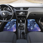 Astronaut On Space Mission Print Front and Back Car Floor Mats