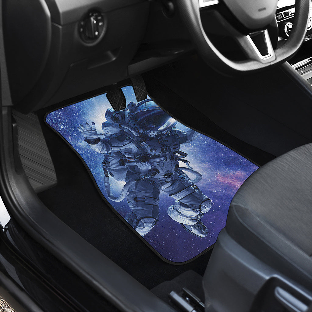 Astronaut On Space Mission Print Front and Back Car Floor Mats