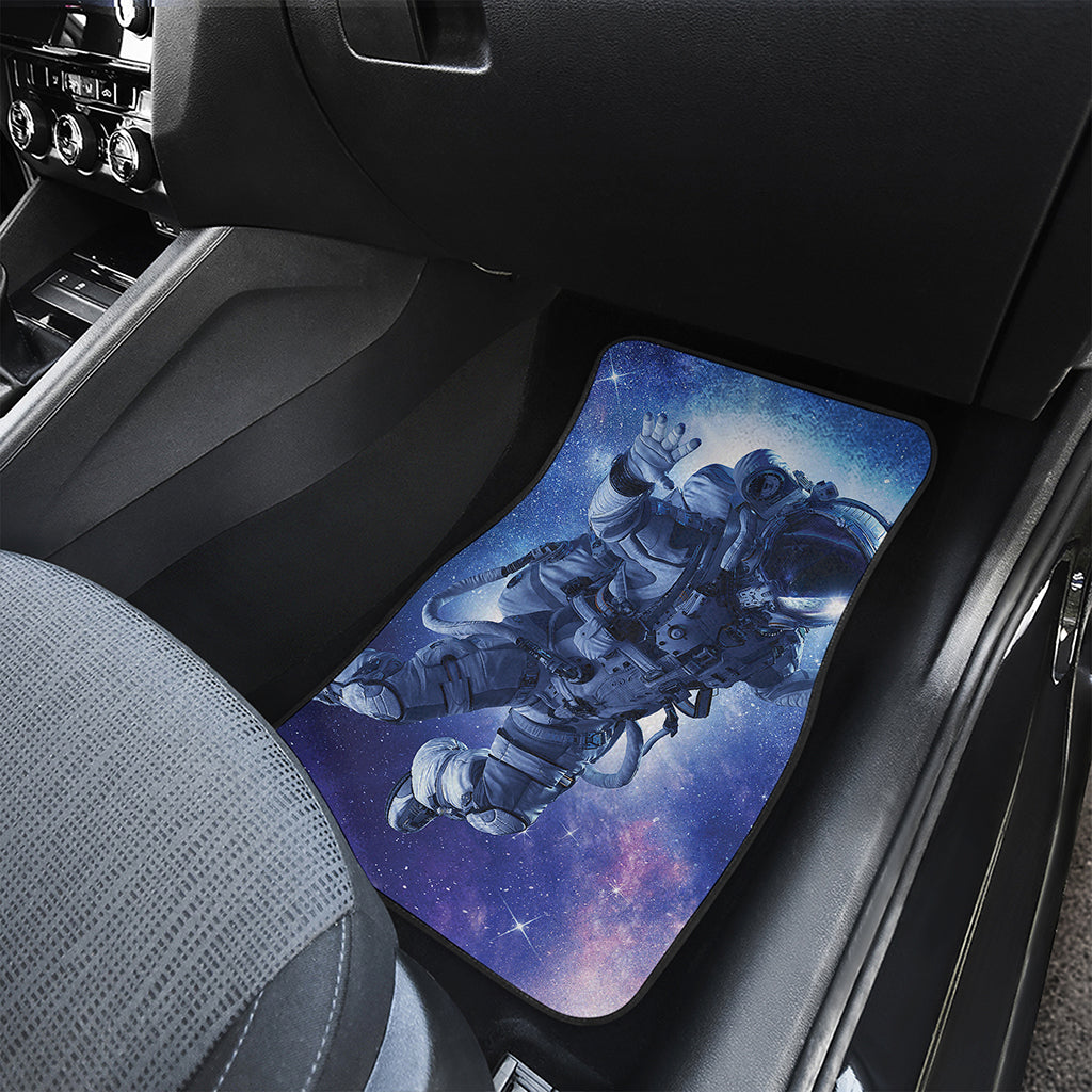 Astronaut On Space Mission Print Front and Back Car Floor Mats