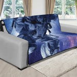 Astronaut On Space Mission Print Futon Protector