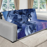 Astronaut On Space Mission Print Futon Protector