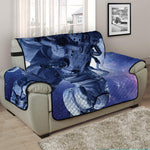 Astronaut On Space Mission Print Half Sofa Protector