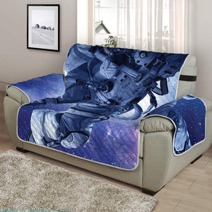 Astronaut On Space Mission Print Half Sofa Protector