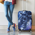 Astronaut On Space Mission Print Luggage Cover