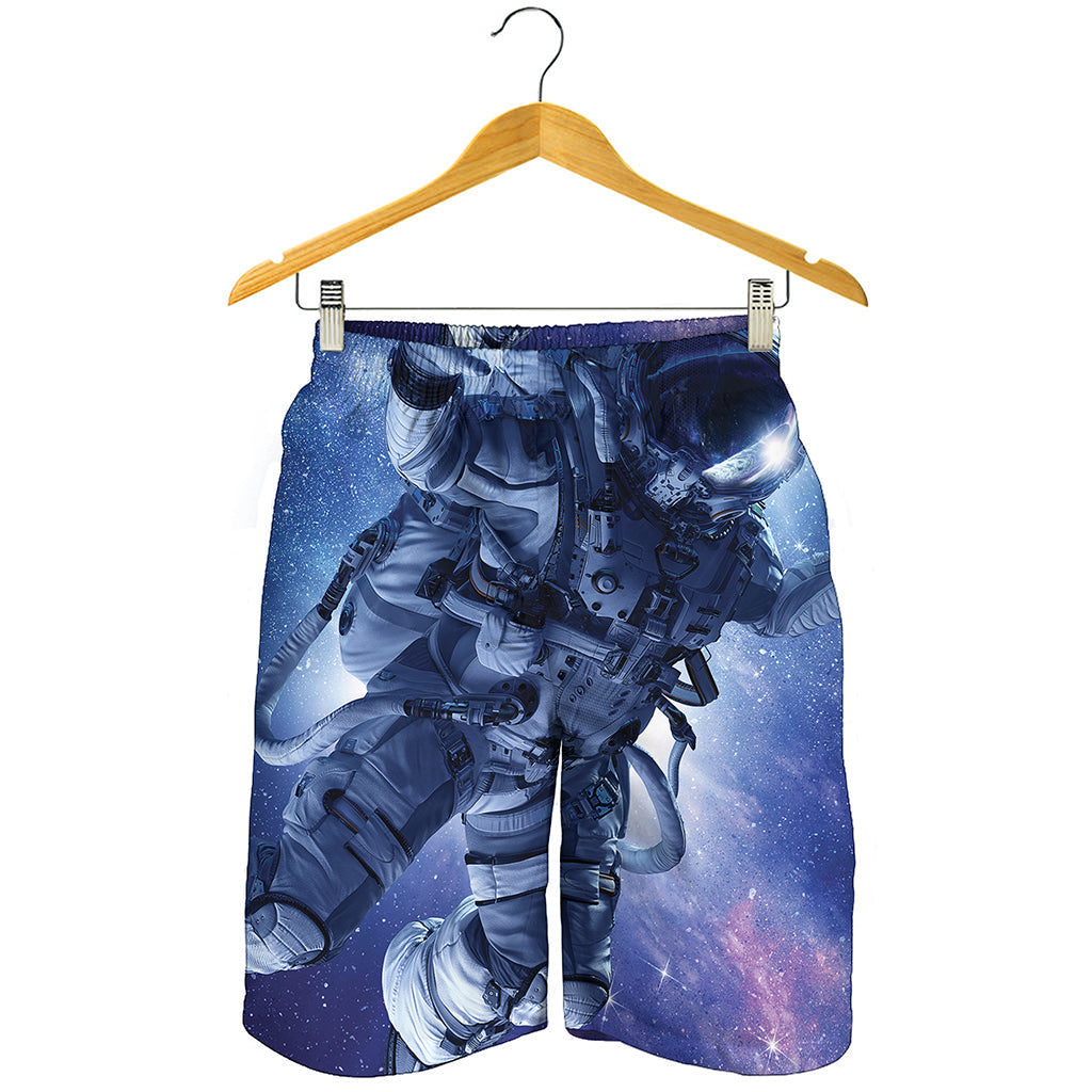 Astronaut On Space Mission Print Men's Shorts